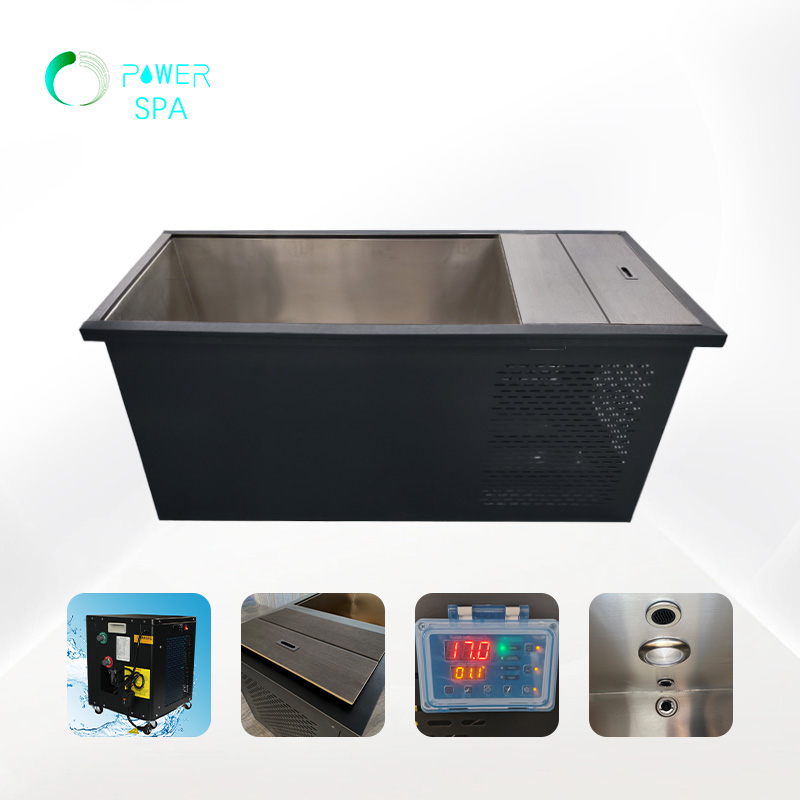HydroSerene ice bath in a recovery studio