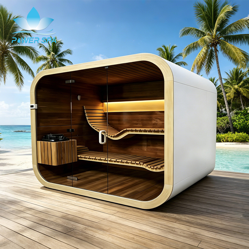 HydroSerene sauna room - Finnish red cedar
