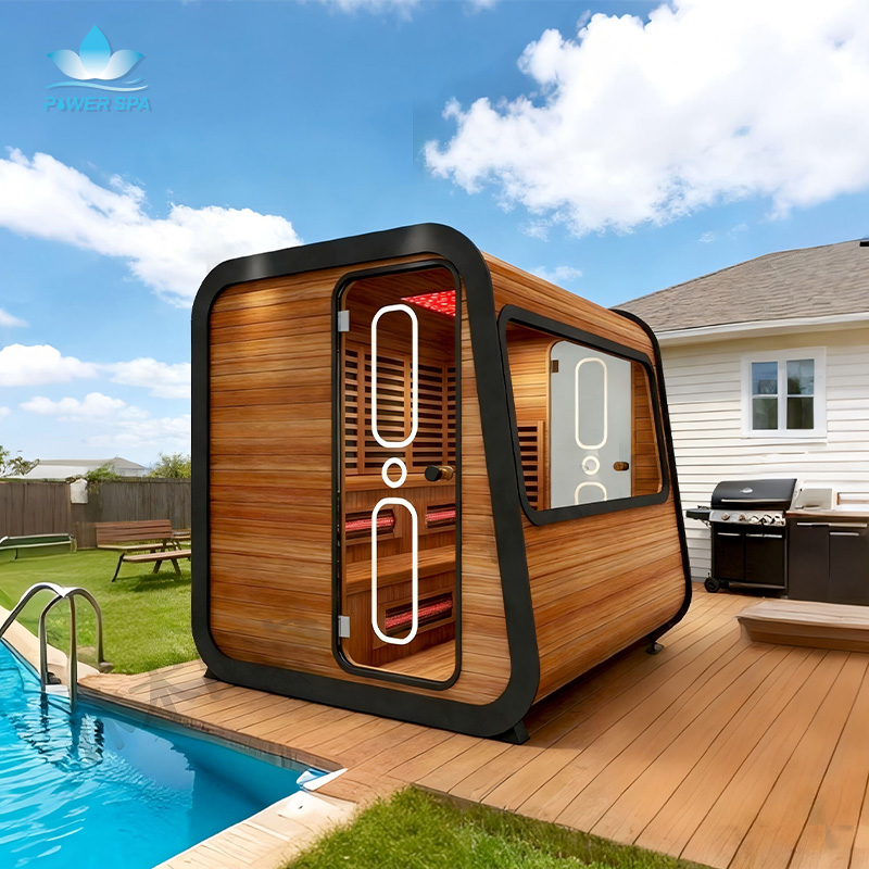 HydroSerene sauna room in a wellness center